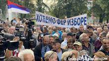 Opposition demonstriert in Banjaluka/Bosnien und Herzegopwina (7.10.2022)