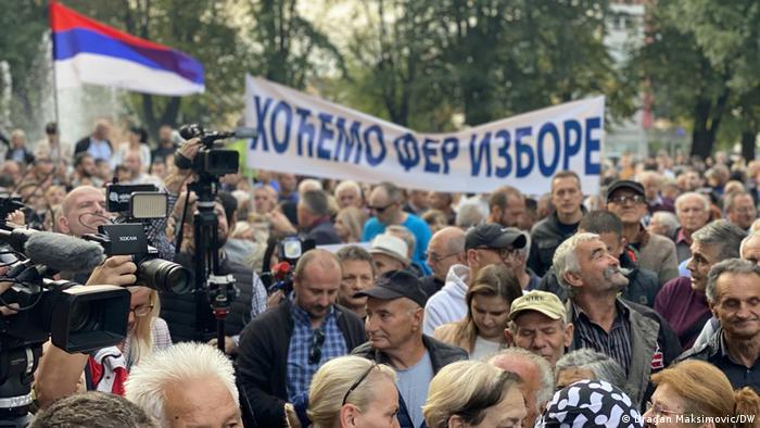 Bosnien und Herzegopwina | Opposition demonstriert in Banjaluka