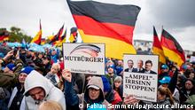 AfD protest against 'mad' government policies