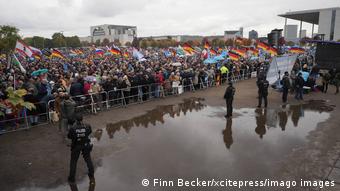 Demonstration der AfD für Energiesicherheit und Inflationsschutz