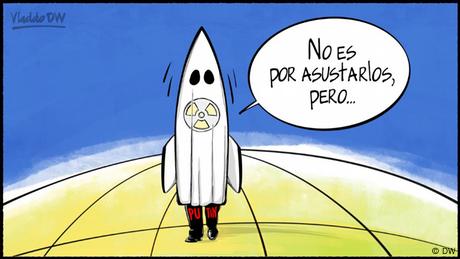 Karikatur von Vladdo | El fantasma nuclear.