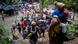 Migrants crossing into Panam through Darien Gap Migrants crossing into Panam through Darien Gap