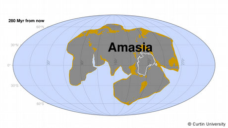 Dentro de 200-300 millones de años el océano Pacífico se cerrará y los continentes del mundo se unirán con un vasto desierto en su corazón.