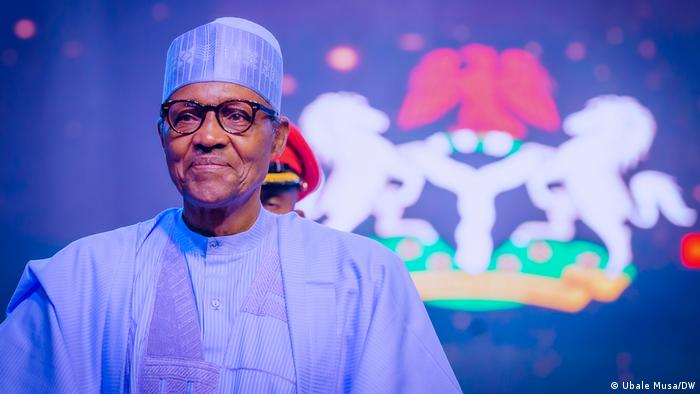 Der scheidende nigerianische Präsident Muhammadu Buhari