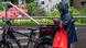A DoorDash agent seen in New York A DoorDash agent seen in New York