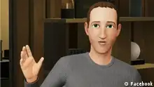 Mark Zuckerberg zeigte seinen vollständigen Avatar auf der Meta-Connect-Veranstaltung. Screenshot