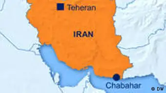 Karte Iran Chabahar