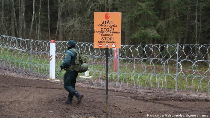 Lage an der lettisch-belarussischen Grenze