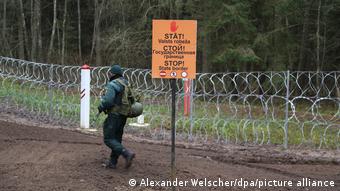Lage an der lettisch-belarussischen Grenze
