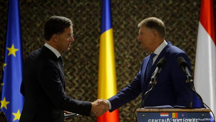 Premierul olandez Mark Rutte şi preşedintele Klaus Iohannis la Bucureşti, 12.10.2022