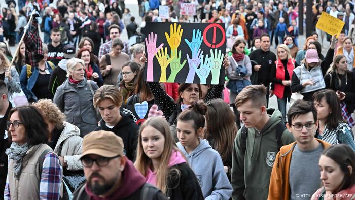 Ungarn Proteste gegen Bildungspolitik Ungarn Proteste gegen Bildungspolitik