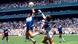 The 'hand of God' goal, scored by Maradona in the the 1986 World Cup quarter-final against England The 'hand of God' goal, scored by Maradona in the the 1986 World Cup quarter-final against England