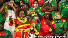  YAOUNDE, CAMEROON - FEBUARY 3: Cameroon Fans during the 2021 Africa Cup of Nations match between Cameroon and Egypt at Stade Ahmadou Ahidjo,Yaoundo on February 3, 2022 in Yaounde, Cameroon. PHOTO CAPTION MUST READ Photo by Imago/Shengolpixs/Samson Omale Copyright: xx