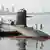 印度一直在建設其海軍力量，圖為停靠在港口的印度維拉號（INS Vela）潛艇