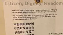 Post von chinesischen Studenten in USA zur Unterstützung Protest in Beijing kurz vor 20. Parteitag der KP
Darum: 15.10.2022