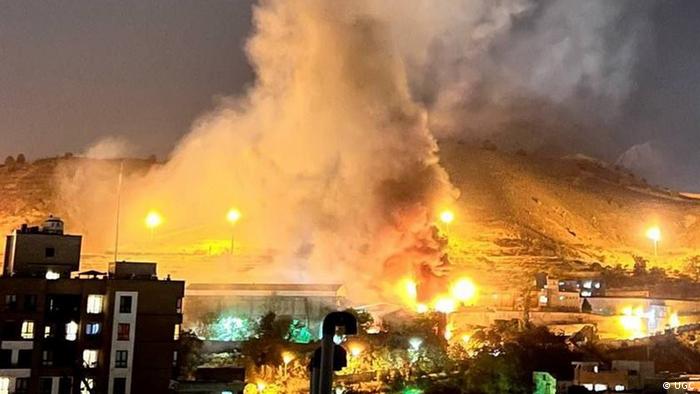 Großbrand im Evin-Gefängnis in Teheran 