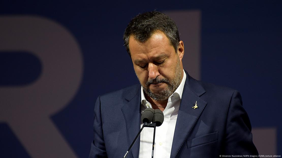 Matteo Salvini, head of Italy's League party