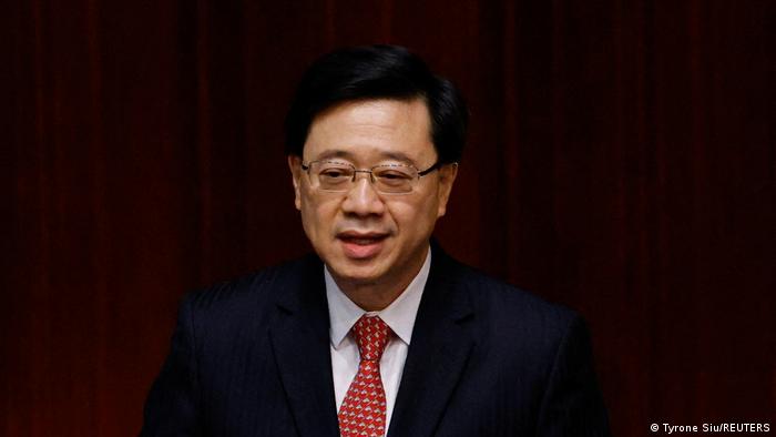 John Lee, jefe del Ejecutivo de Hong Kong. Imagen de archivo.