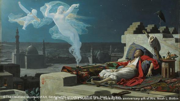Orientalizëm në telajo: Jean Lecomte du Nouÿ Ëndrra e eunukut“ (1874).