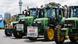 Protest signs placed on tractors in central Auckland reading, "This government hates farmers," and, "What society restricts food production?" Protest signs placed on tractors in central Auckland reading, "This government hates farmers," and, "What society restricts food production?"