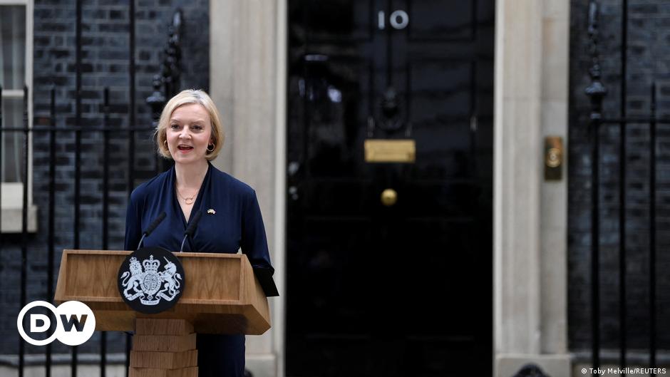 Britische Premierministerin Liz Truss kündigt Rücktritt an