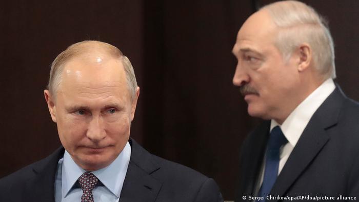 Präsident Putin und Lukaschenko
