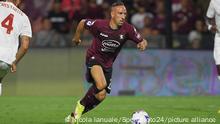 Franck Ribery of Salernitana during the match Serie A between US Salernitana 1919 and AS Roma at Stadio Arechi, Salerno, Italy on 14 August 2022. Photo by Nicola Ianuale.