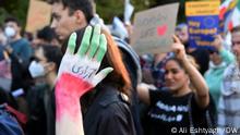 Iranische Demonstration in Berlin am 22. Oktober 2022.