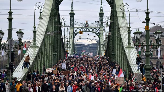 Ungarn | Proteste in Budapest