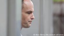 LJUBLJANA, SLOVENIA - OCTOBER 23: Anze Logar, an independent candidate supported by the Slovenian Democratic Party (SDS), casts his vote at a polling station during presidential elections in Ljubljana, Slovenia on October 23, 2022. Ales Beno / Anadolu Agency