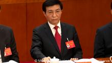 Politburo Standing Committee member Wang Huning attends the opening ceremony of the 20th National Congress of China's ruling Communist Party at the Great Hall of the People in Beijing, China, Sunday, Oct. 16, 2022. While Xi Jinping is primed to receive a third five-year term as head of China's ruling Communist Party at this week's congress, new members of the party's leading bodies are expected to be appointed at the meeting, whose proceedings are mainly held behind closed doors. (AP Photo/Mark Schiefelbein)