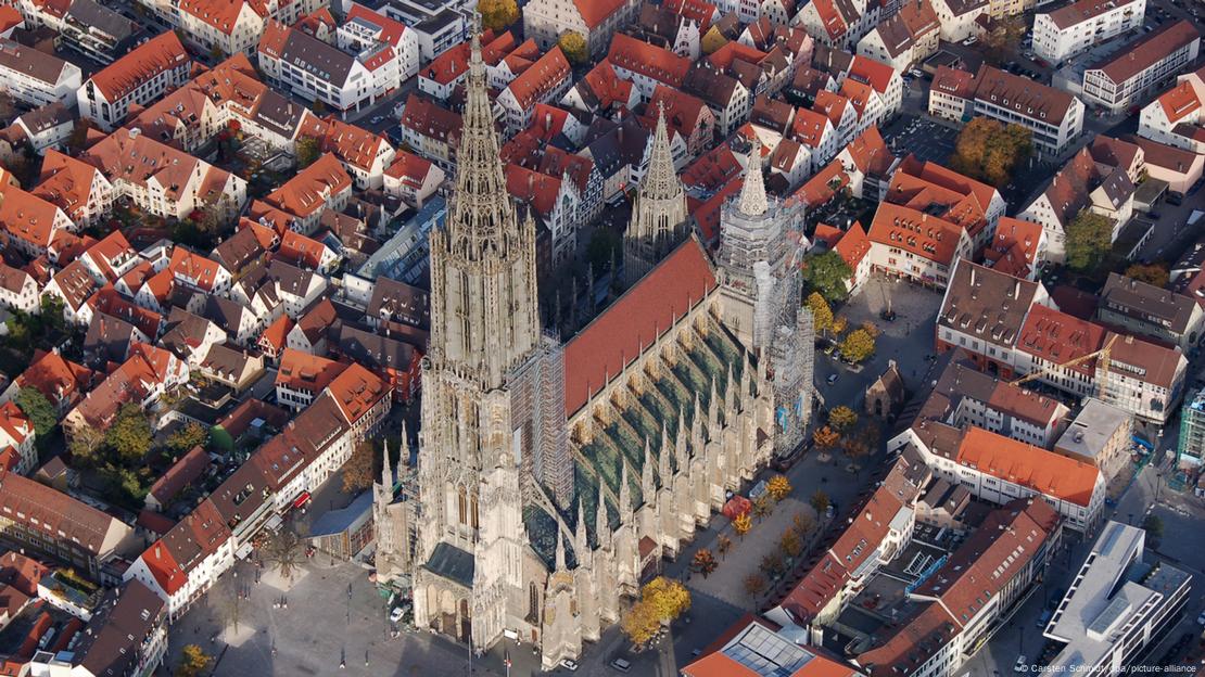 Catedral de Ulm em vista aérea