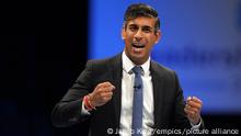 Conservative leadership bid. Rishi Sunak speaking during a hustings event at the NEC in Birmingham as part of his campaign to be leader of the Conservative Party and the next prime minister. Picture date: Tuesday August 23, 2022. See PA story POLITICS Tories . Photo credit should read: Jacob King/PA Wire URN:68440701