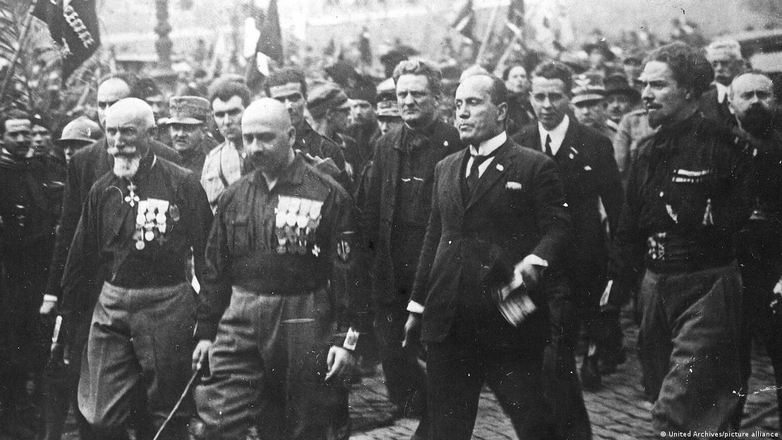 Маршот на Мусолини кон Рим во 1922 година