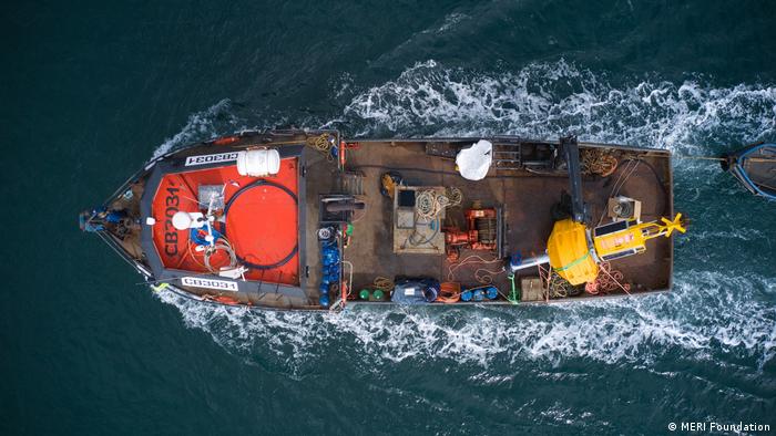 Una embarcación en el sur de Chile. Una embarcación en el sur de Chile.