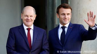  Olaf Scholz dhe Emmanuel Macron