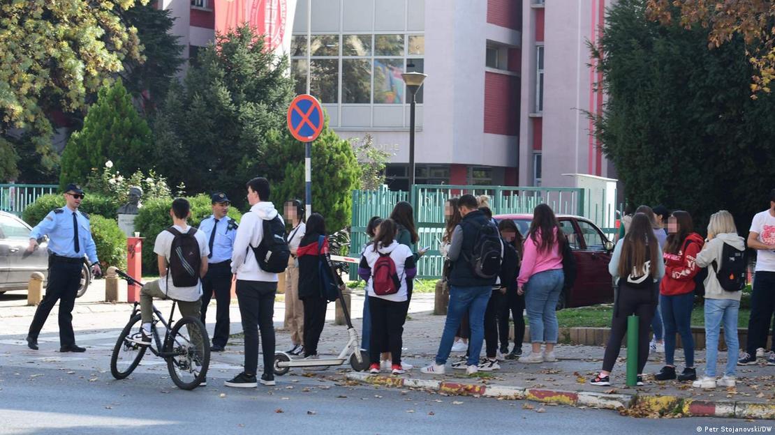 ученици дојава бомба Скопје