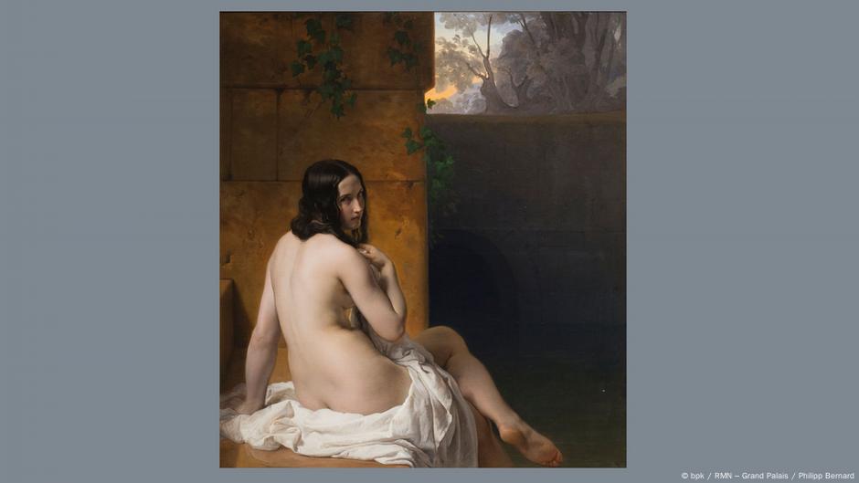 Francesco Hayez, Susanna im Bade, 1850, Öl auf Leinwand, 138 x 122 cm, National Gallery, Leihgabe aus Privatbesitz, London Francesco Hayez, Susanna im Bade, 1850, Öl auf Leinwand, 138 x 122 cm, National Gallery, Leihgabe aus Privatbesitz, London
