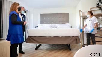 Ισπανία Μαγιόρκα / κρεβάτι ξενοδοχείου