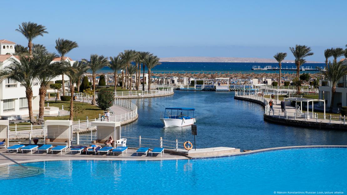 The Red Sea resort of Sharm el-Sheikh is about 360 kilometers (225 miles) south of the Gaza Strip