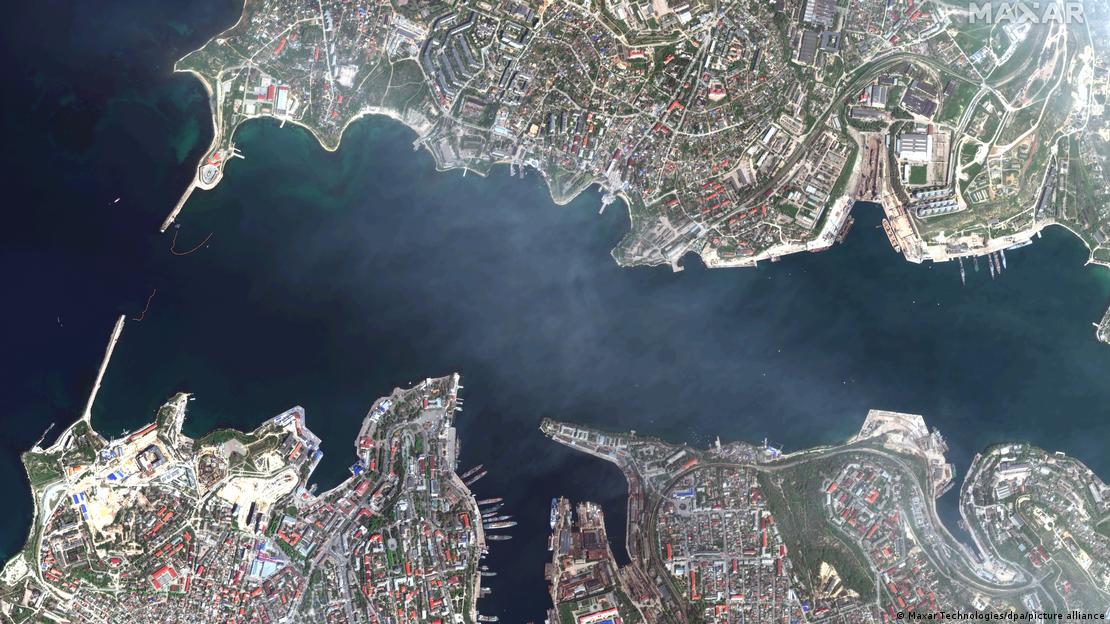 Imagem aérea da Crimeia Imagem aérea da Crimeia