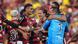 Jubelnde Spieler von Flamengo Rio de Janeiro nach dem Finale der Copa Libertadores Jubelnde Spieler von Flamengo Rio de Janeiro nach dem Finale der Copa Libertadores