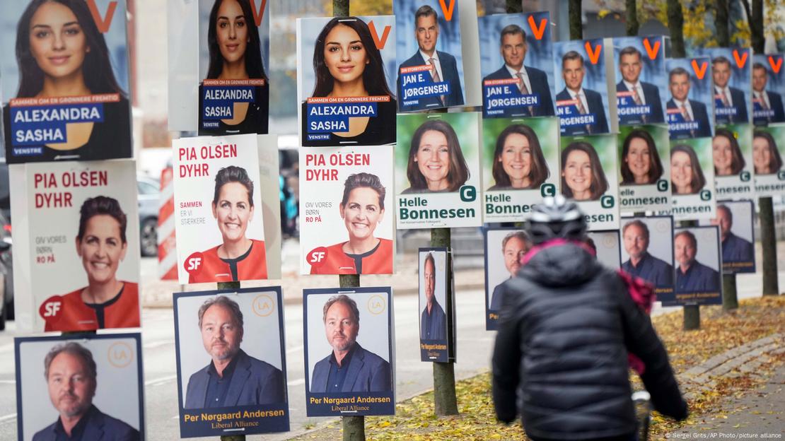 On the streets, political advertising is clearly recognizable, as here in Copenhagen