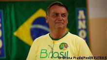 FILE PHOTO: Brazil's President and presidential candidate Jair Bolsonaro votes during presidential election run-off, in Rio de Janeiro, Brazil October 30, 2022. Bruna Prado/Pool via REUTERS/File Photo