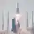 图为10月31日长征5B-Y4运载火箭带着中国空间站实验舱“梦天”起飞，“梦天”实验舱是中国天宫空间站的最后一个舱段