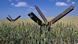 Anti-tank obstacles on a wheat field Anti-tank obstacles on a wheat field