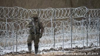 Περίπολος στα σύνορα Πολωνίας-Λευκορωσίας