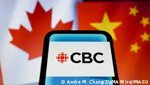 November 2, 2022 Logo of CBC, Canada s publicly owned news and information service, displayed on a smartphone backdropped by cropped flags of Canada and China. CBC News is shutting down its Beijing news bureau after a more-than-40-year presence in China, saying it was forced to take the step after officials have ignored repeated requests for a journalist work visa. There is no point keeping an empty bureau when we could easily set up elsewhere in a different country that welcomes journalists and respects journalistic scrutiny, said CBC News editor-in-chief Brodie Fenlon, announcing the move in a blog posted Wednesday. ZUMAc217 20221102_zip_c217_005 Copyright: xAndrexM.xChangx 