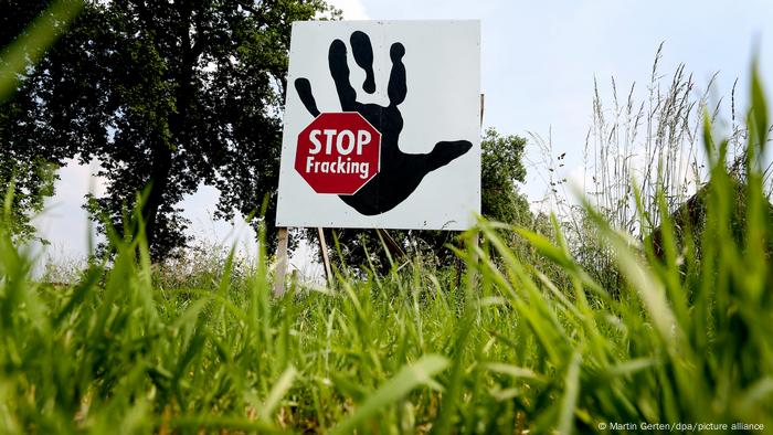 Deutschland Umwelt l Proteste gegen Fracking in Deutschland in Brünen
