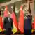 2022年中国国家主席习近平在人民大会堂接见德国总理肖尔茨。这是肖尔茨任内第一次出访中国。
